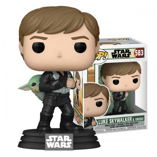 Image of POP! Star Wars Book Boba Fett : Luke w/Grogu (583)
