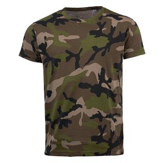 SOLS  Camo TShirt mit Tarnmuster, Kurzarm 