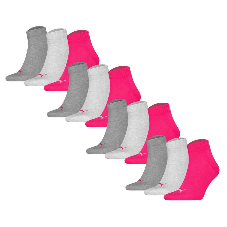 PUMA  Socken  12er Pack Stretch-Quarter Plain 12P 