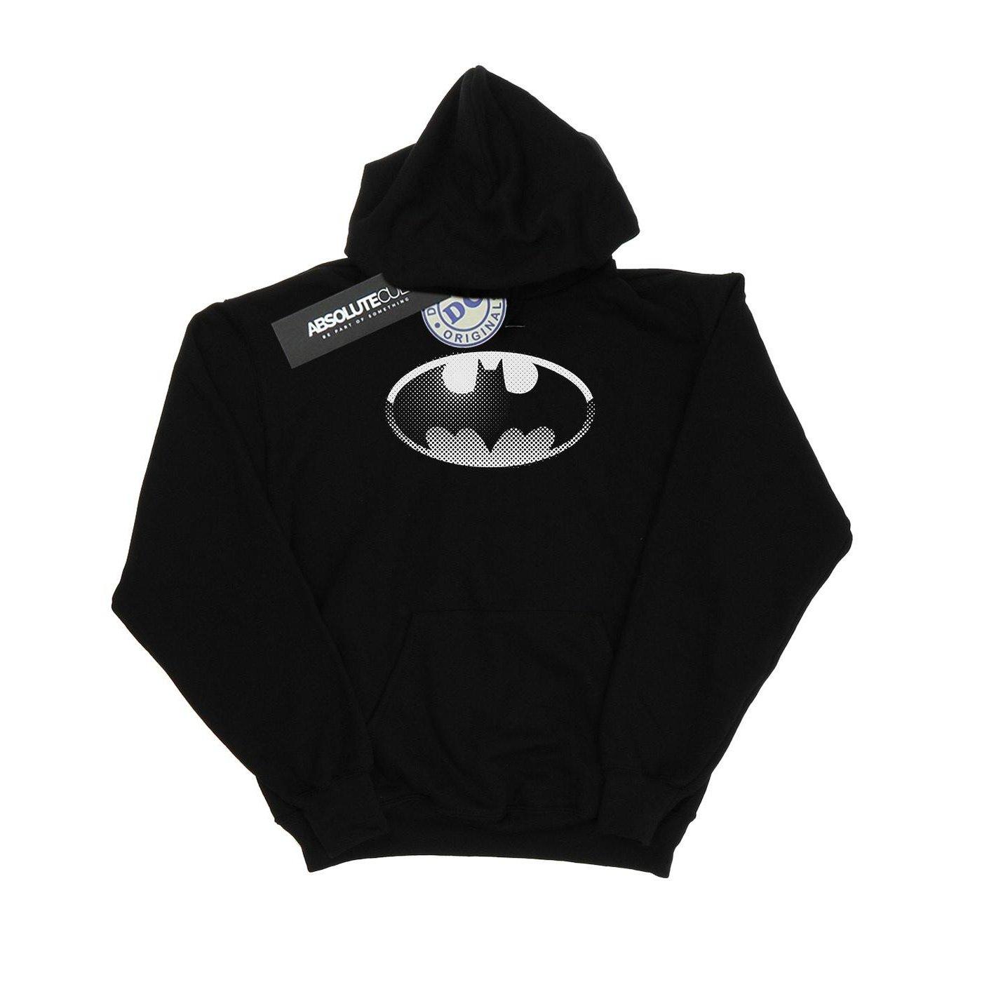 Image of Batman Spot Logo Kapuzenpullover Herren Schwarz L