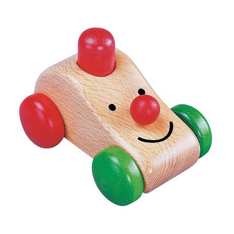 Spielba Holzspielwaren  Kleinkind Mini-Auto mit Hupe 