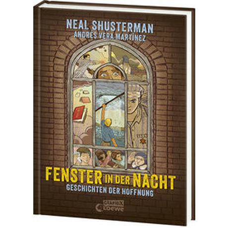 Fenster in der Nacht Shusterman, Neal; Loewe Graphix (Hrsg.); Vera Martínez, Andrés (Illustrationen); Ernst, Alexandra (Übersetzung) Gebundene Ausgabe 