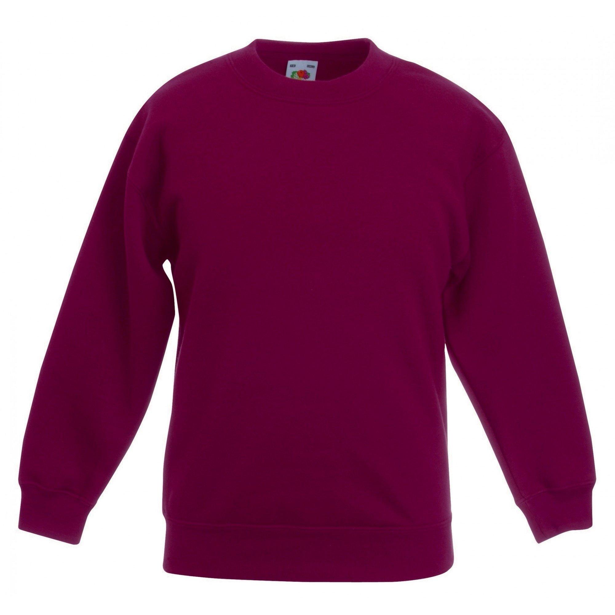 Image of Premium 7030 Sweatshirt Mädchen Weinrot 12-13A
