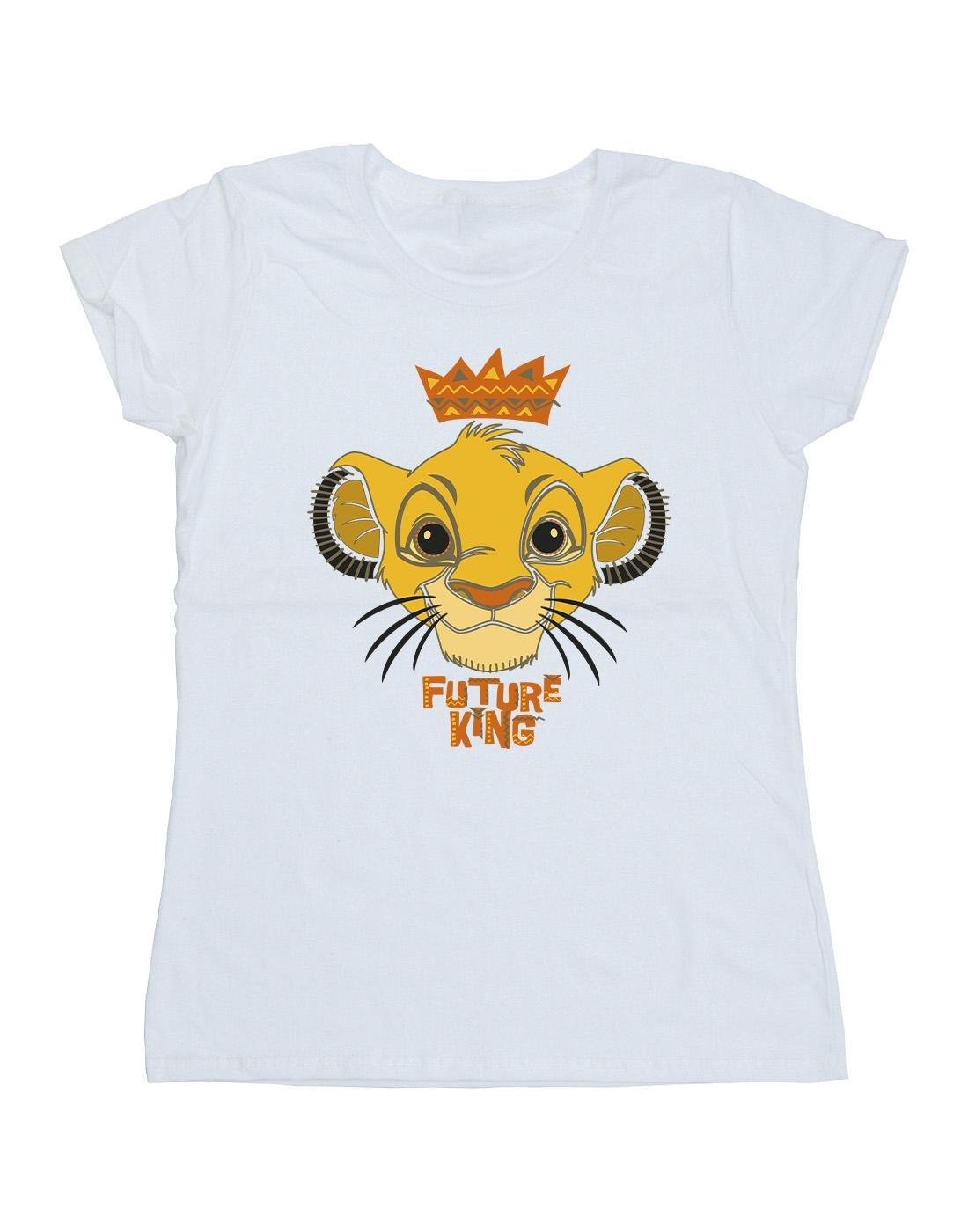 Image of The Lion King Future King Tshirt Damen Weiss S