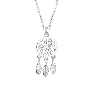 Elli  Collier Pendentif Plume Attrapeur De Rêves Boho 