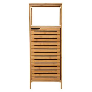 Stehender Badezimmerschrank aus Bambus