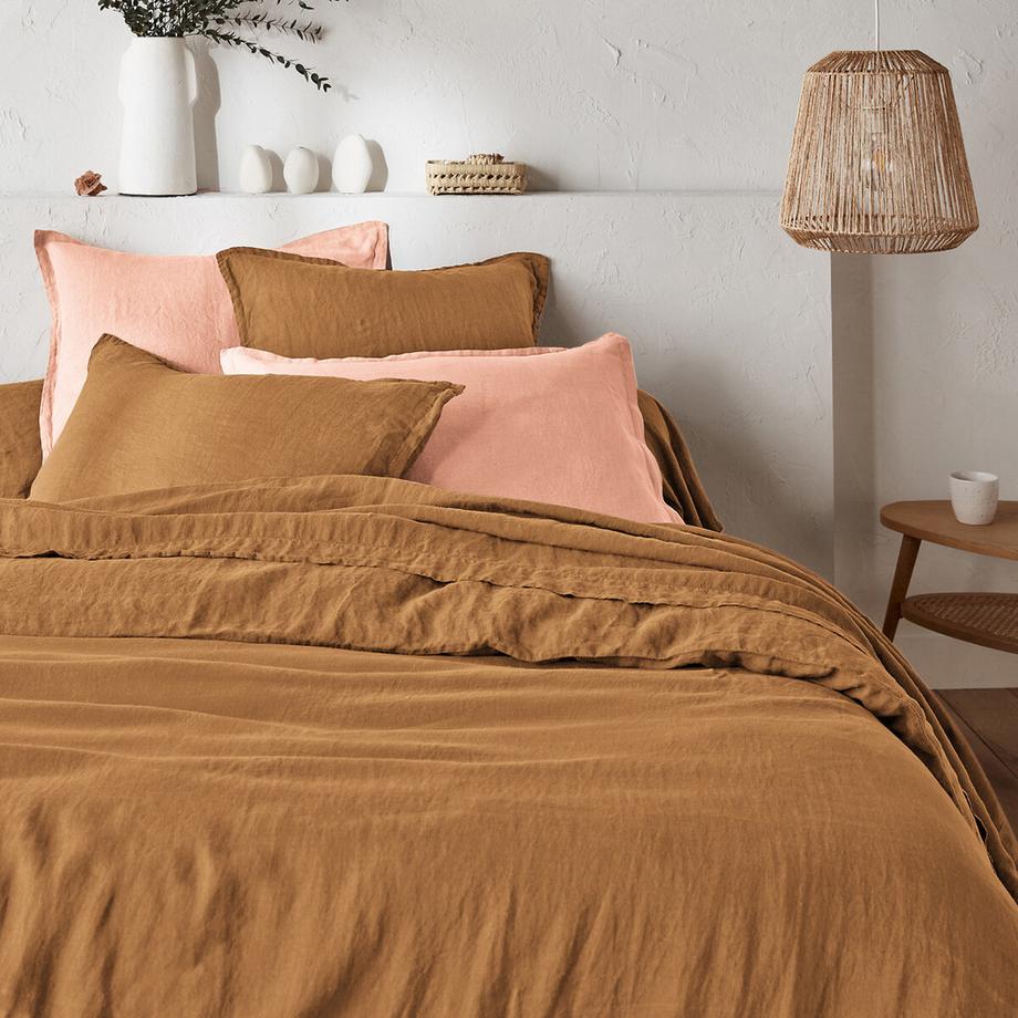 La Redoute Intérieurs Linot Housse de coussin et traversin en lin prélavé  