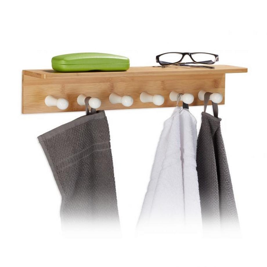 B2X  Bambus Handtuchhalter für die Wand 