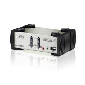 ATEN 2-Port PS/2-USB VGA/Audio KVMP™ Switch mit OSD