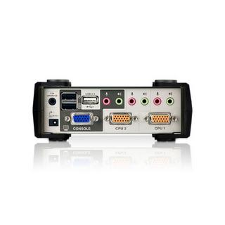 ATEN  Switch KVMP™ VGA/audio PS/2-USB a 2 porte con OSD 