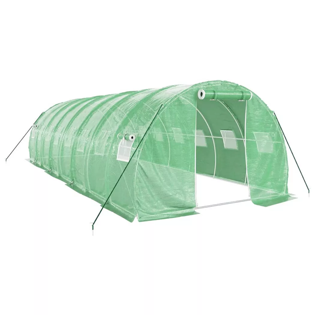 VidaXL - Gewächshaus polyethylen, One Size, Grün