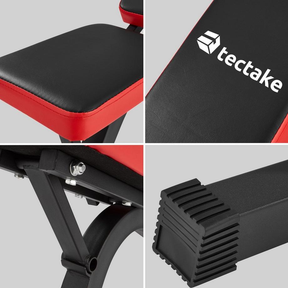 Tectake  Hantelbank mit Schnellverstellung 