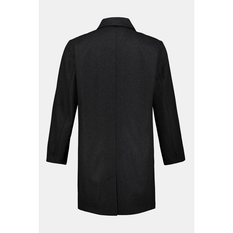JP1880 Cappotto in Misto Lana Idrorepellente Collo Camicia  