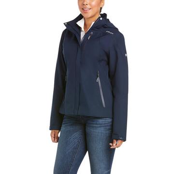 damen wasserfeste jacke mit kapuze coastal h2o