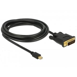 DeLock  DeLOCK 83990 Videokabel-Adapter 3 m Mini DisplayPort DVI-D Schwarz 