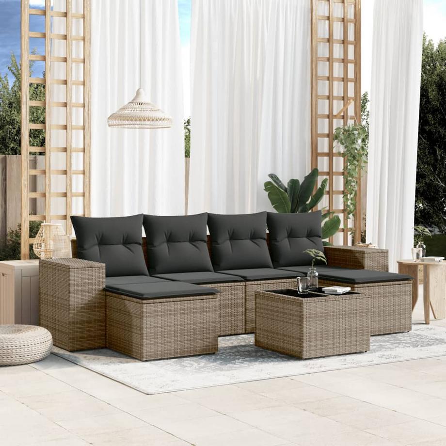 VidaXL Garten sofagarnitur poly-rattan  