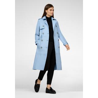 RICANO  Cappotto in pelle per donna Gloria, trench avec col revers 