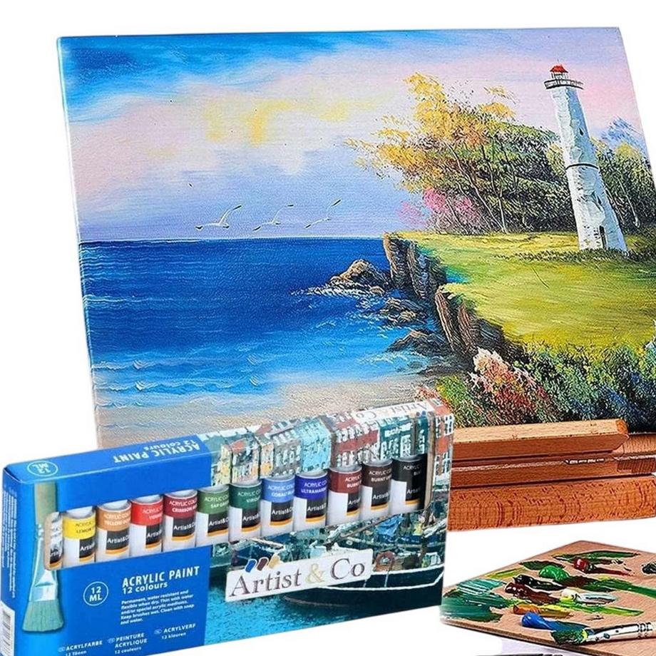 Artist & Co  12 colori ad olio - 12 ml 