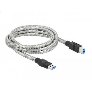 DeLock  86779 USB Kabel 2 m USB 3.2 Gen 1 (3.1 Gen 1) USB A USB B Silber 