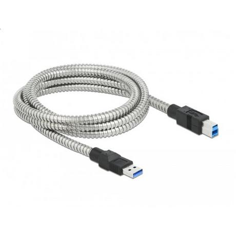 DeLock  86779 USB Kabel 2 m USB 3.2 Gen 1 (3.1 Gen 1) USB A USB B Silber 