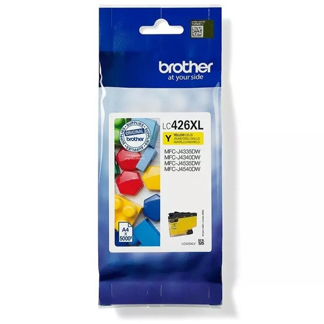 Brother – LC-426XLY Druckerpatrone 1 Stück(e) Original Hohe (XL-) Ausbeute Gelb, Multicolor, One Size
