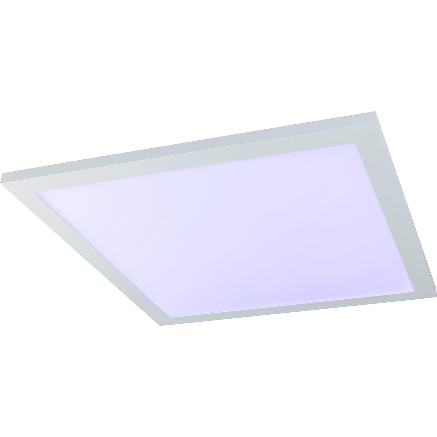 mutoni Plafonnier aluminium blanc 1xRGBW LED  