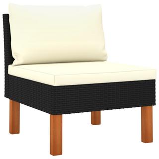 VidaXL Mittelsofa poly-rattan  