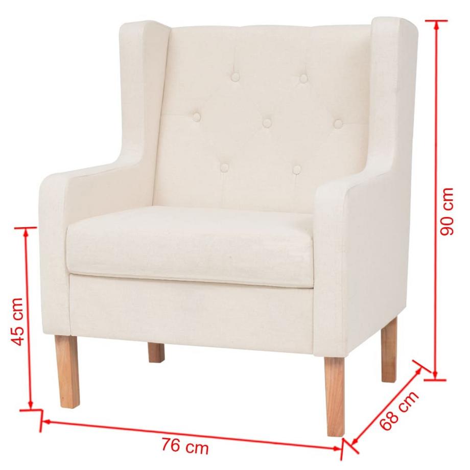 VidaXL Sessel gewebe  