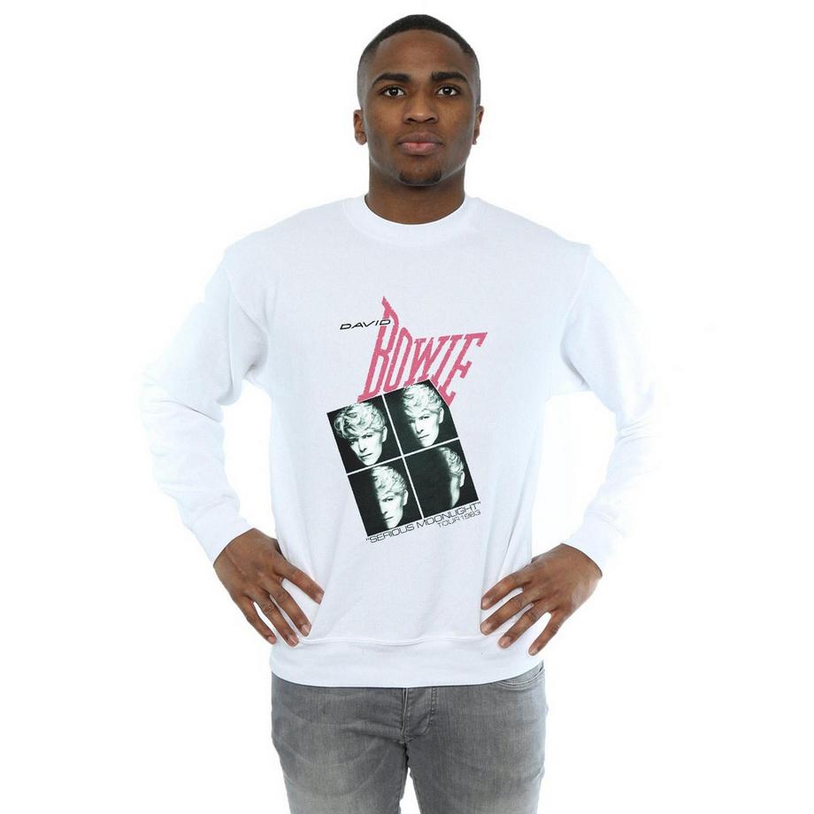 David Bowie Serious Moonlight Tour 83 Sweatshirt  