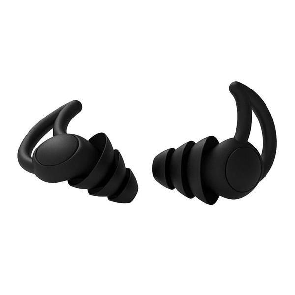 B2X  Tappi per le orecchie, silicone - nero 