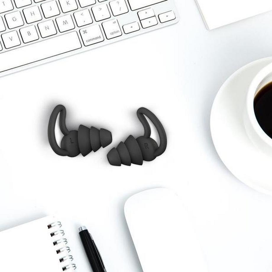 B2X  Ohrstöpsel, Silikon - Schwarz 