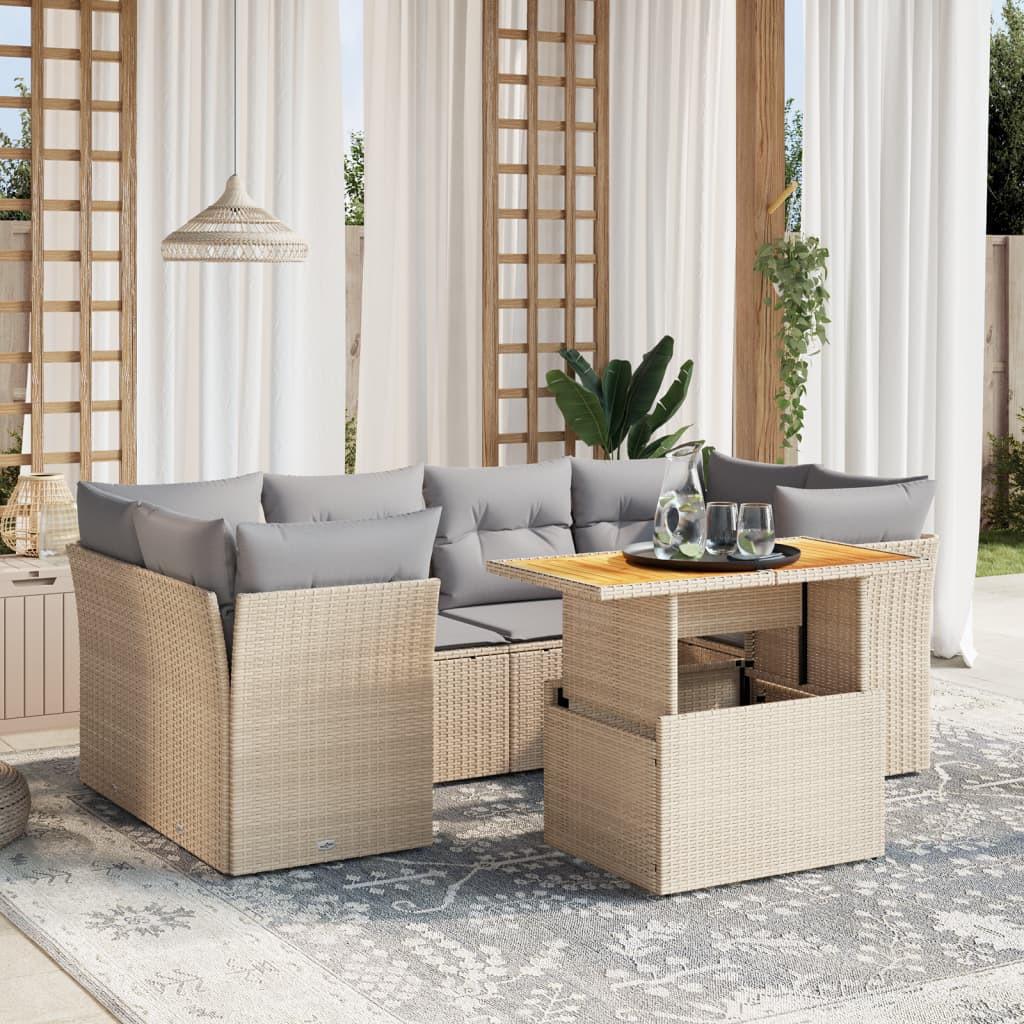 VidaXL Garten sofagarnitur poly-rattan  