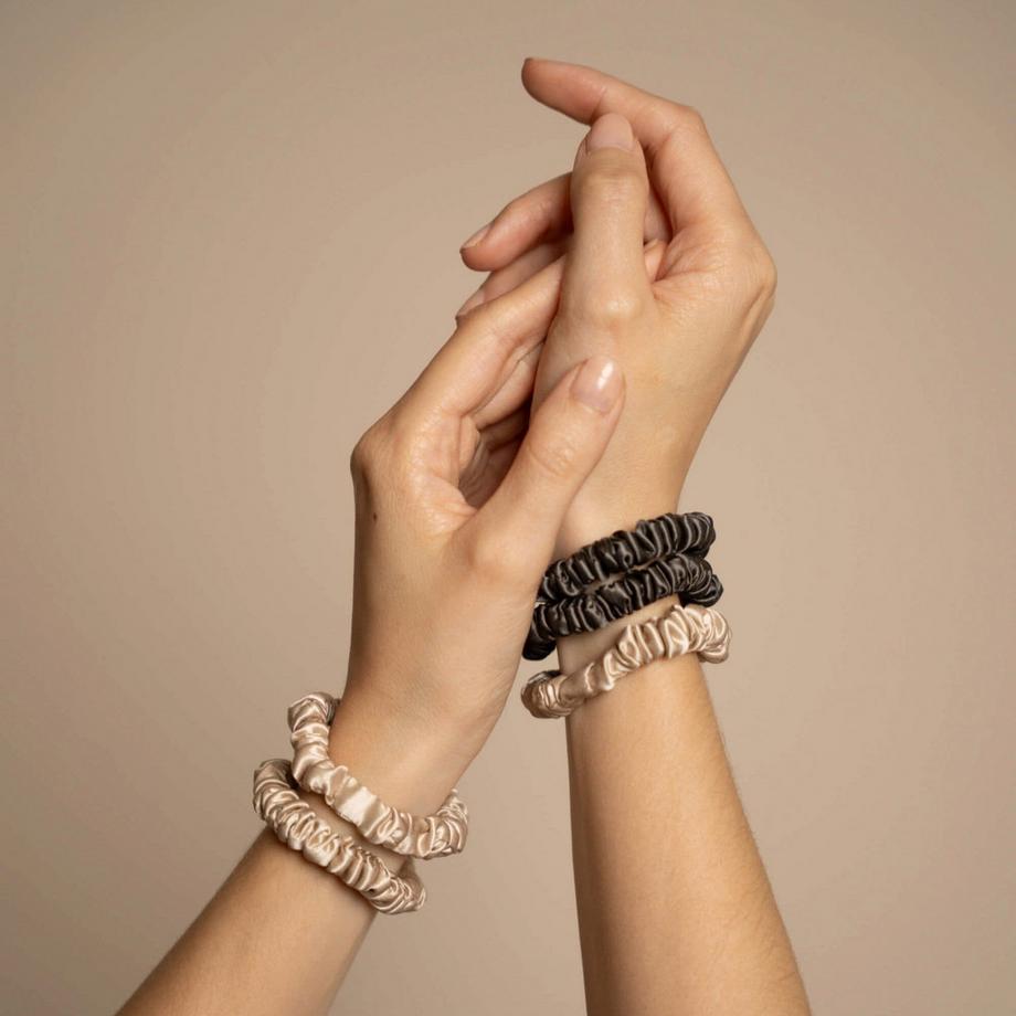 VBEAUTY  Seta Skinny Scrunchies 