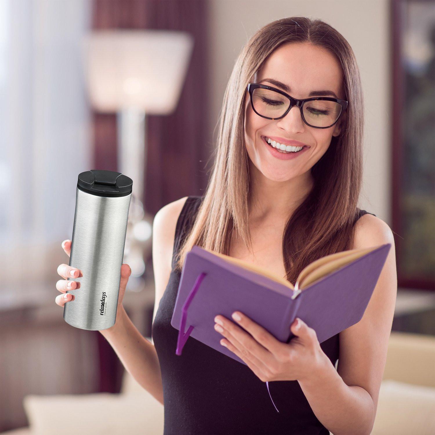 B2X Mug isotherme en acier inoxydable 400 ml  