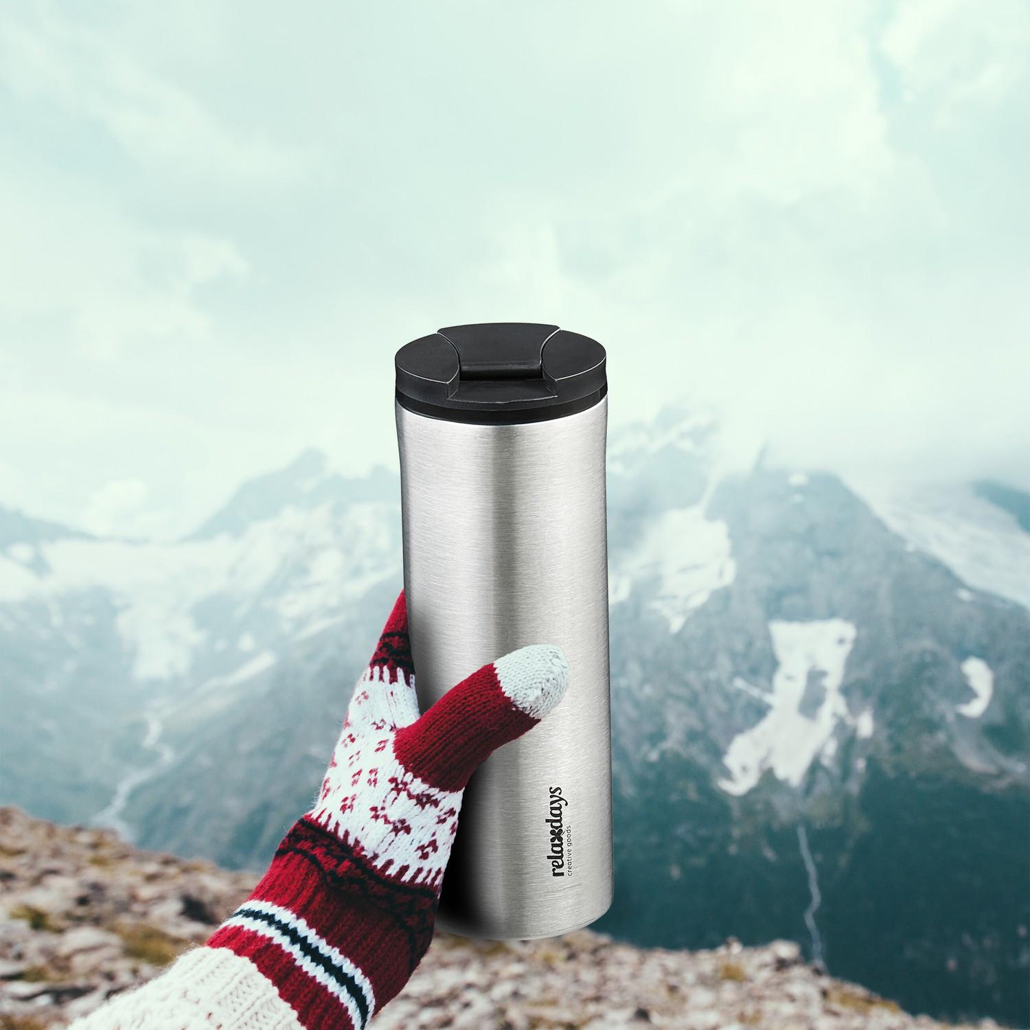 B2X Mug isotherme en acier inoxydable 400 ml  