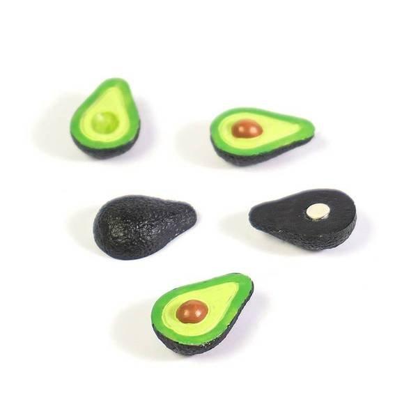 Image of Magnete AVOCADO 5er Set grün Magnete AVOCADO 5er Set grün