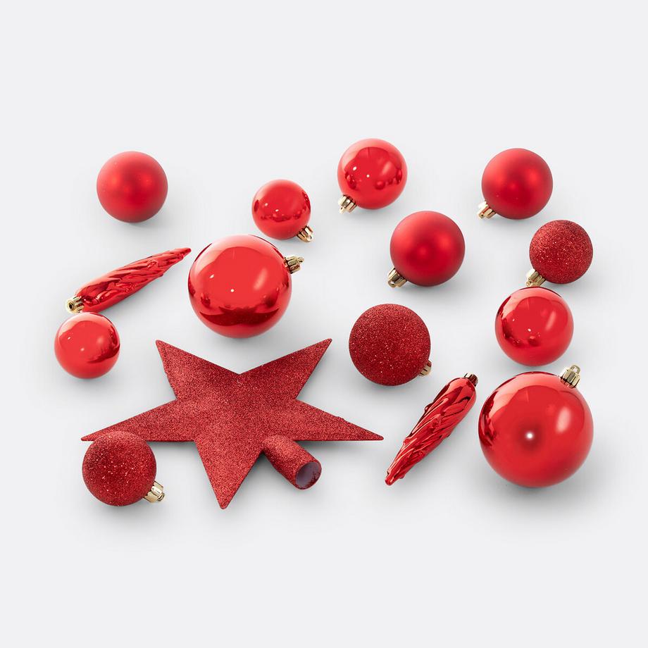 La Redoute Intérieurs  33-teiliges Set mit Weihnachtsdeko Caspar 