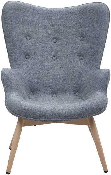 mutoni Fauteuil tissé gris  