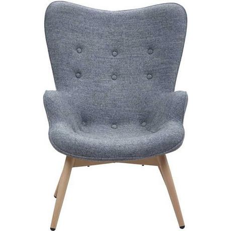 mutoni Fauteuil tissé gris  