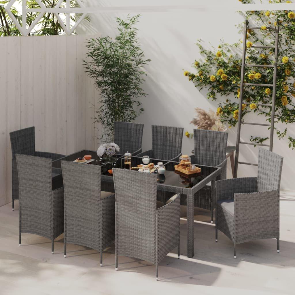 VidaXL Garten essgruppe poly-rattan  