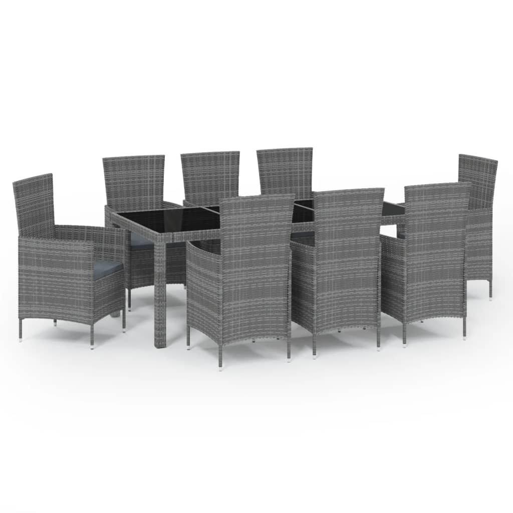 VidaXL Garten essgruppe poly-rattan  