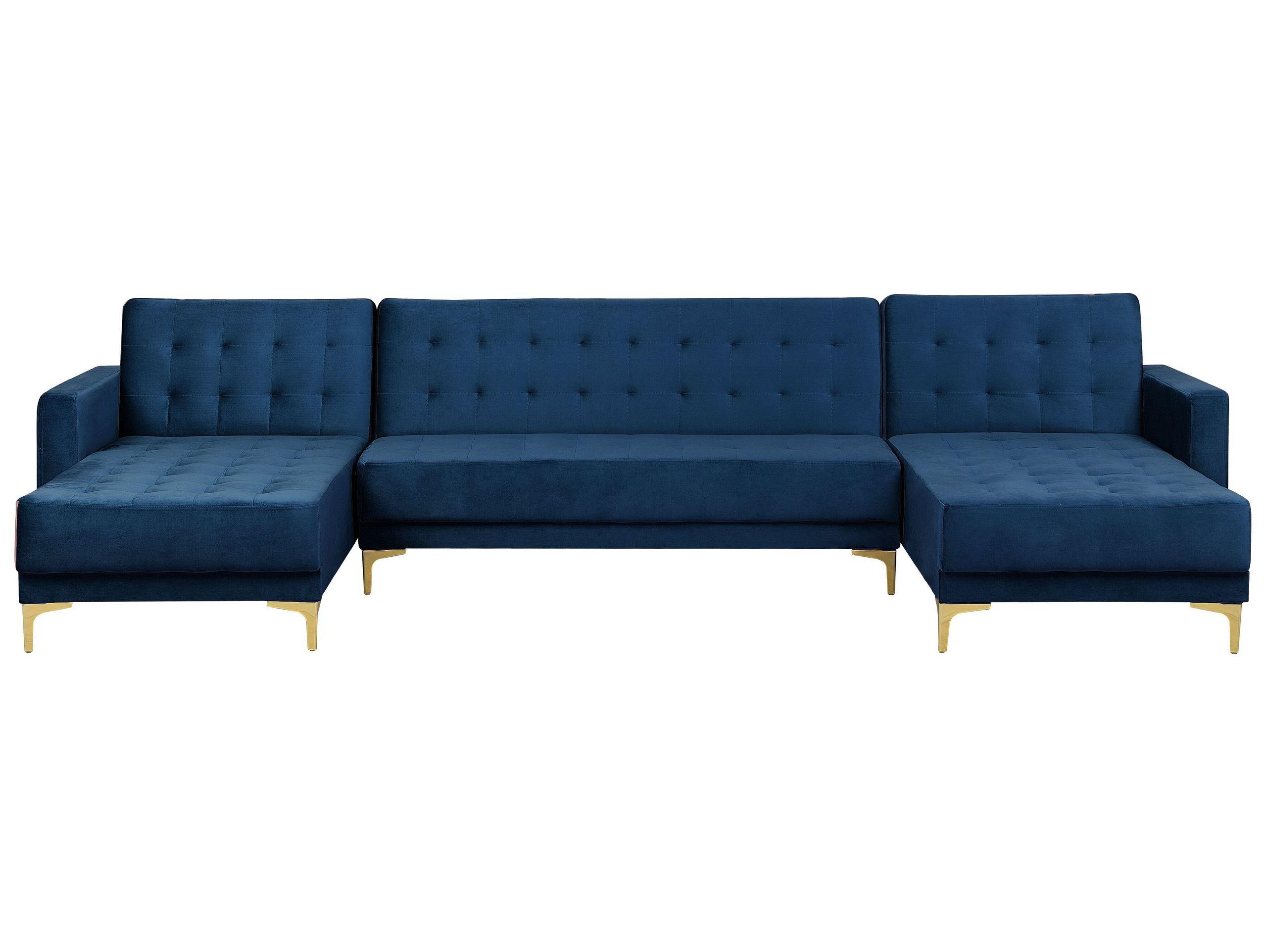 Image of U-förmiges Sofa aus Samtstoff Modern ABERDEEN U-förmiges Sofa aus Samtstoff Modern ABERDEEN