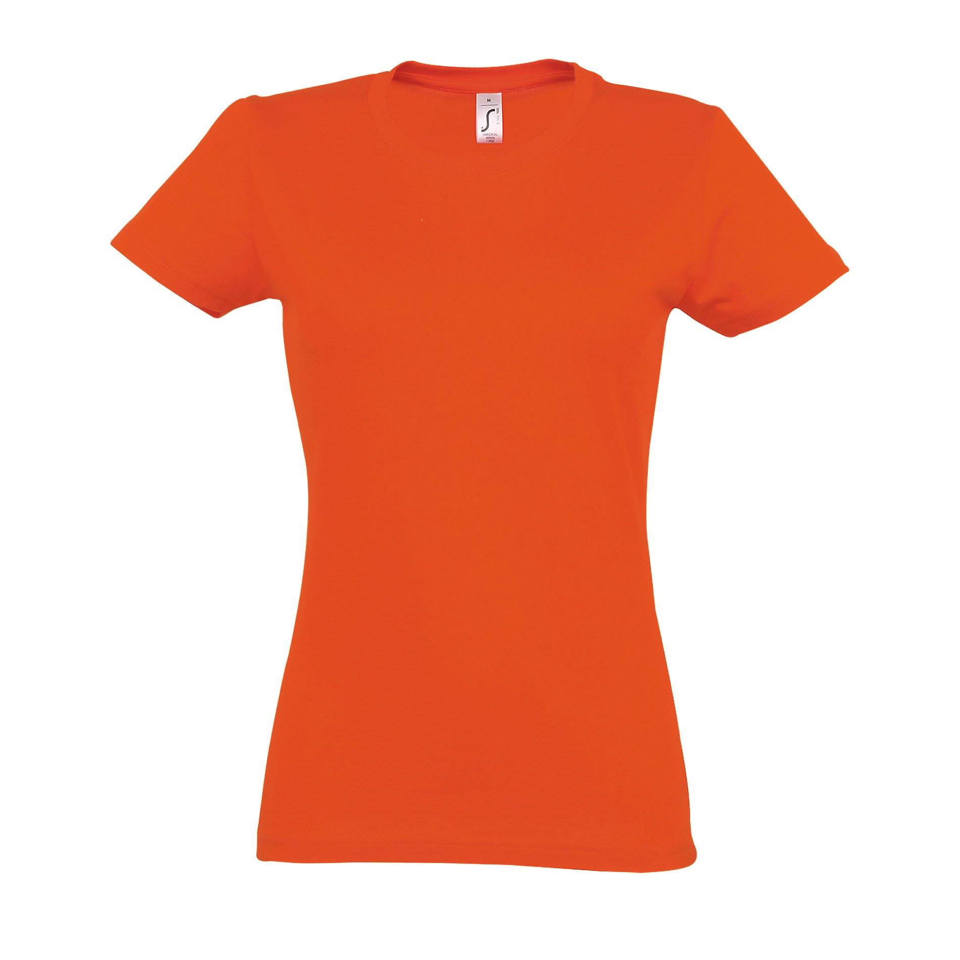 Image of Imperial Tshirt, Kurzarm, Rundhalsausschnitt Damen Orange XXL