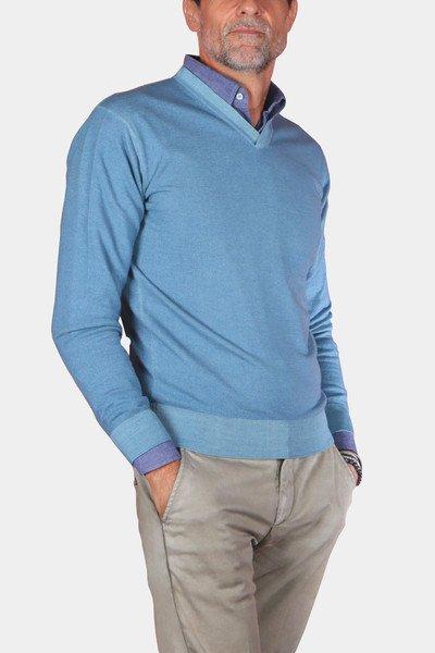 Image of Portofino Pullover Porzellanblau Unisex Blau S