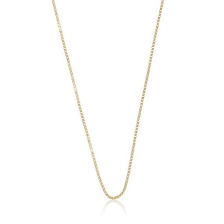 MUAU Schmuck  Collier Venezianer Gelbgold 375, 1.1mm, 60cm 