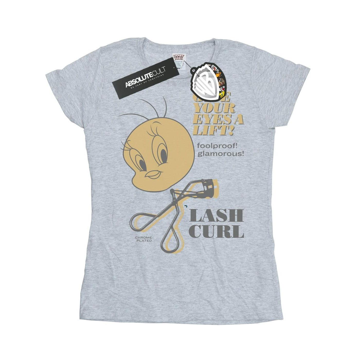 Image of Tweety Pie Lash Curl Tshirt Damen Grau XL