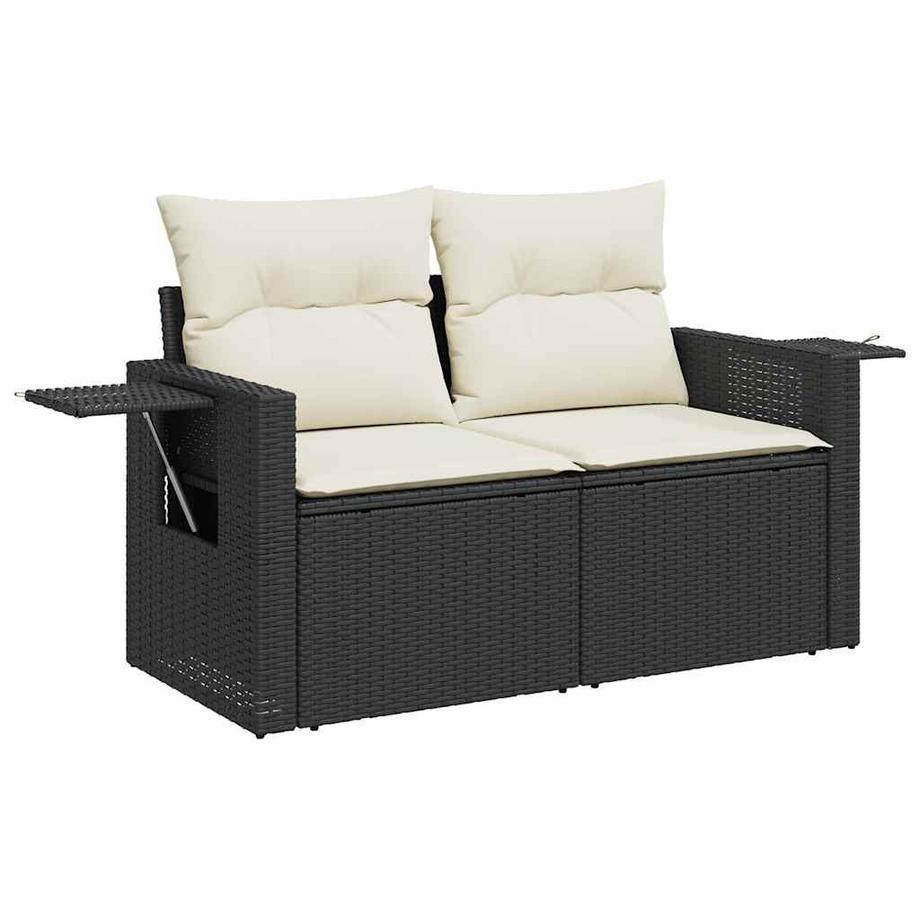 VidaXL set di divani da giardino Polirattan  