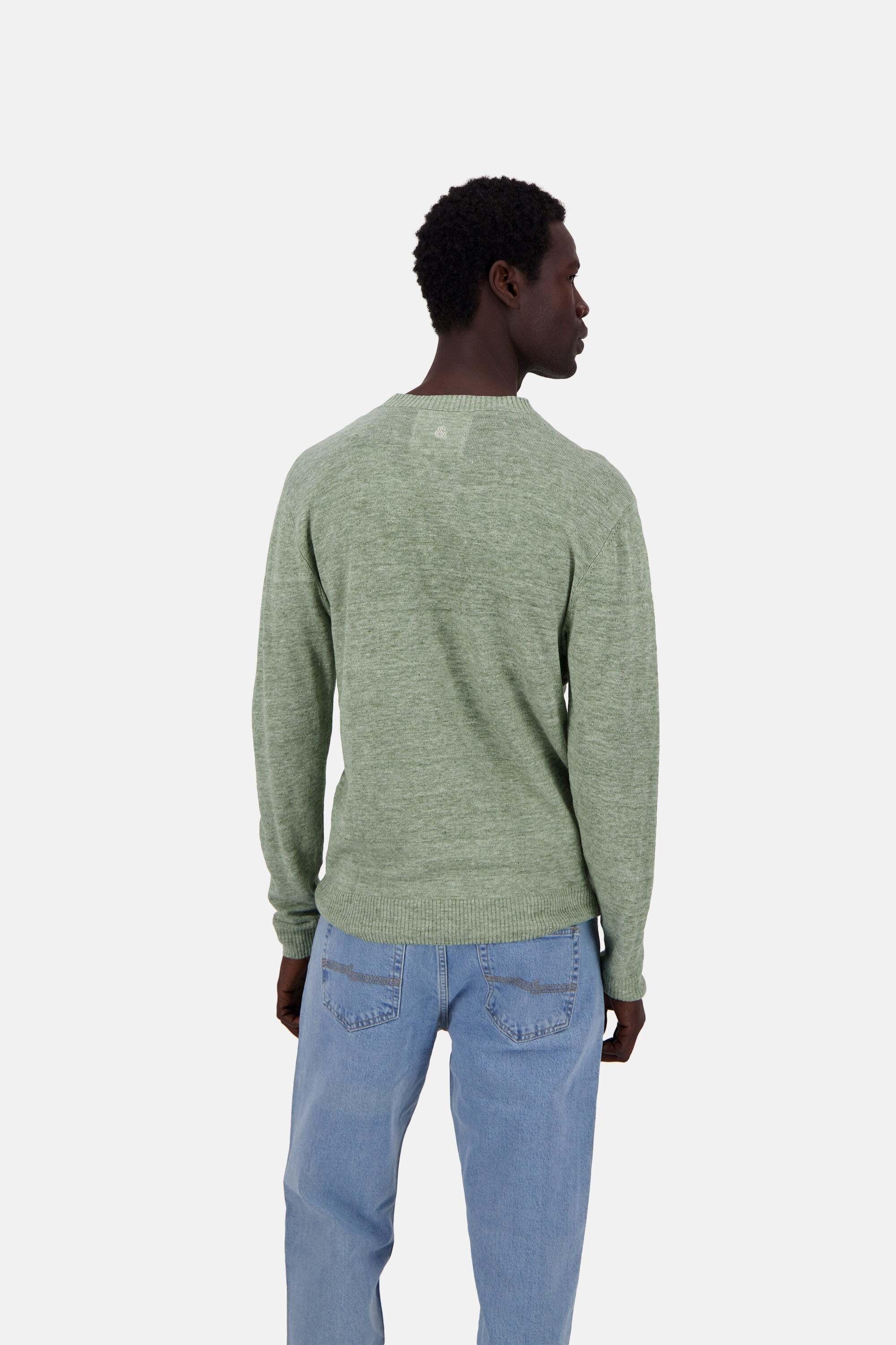 Colours & Sons Leinen Rundhals Pullover  