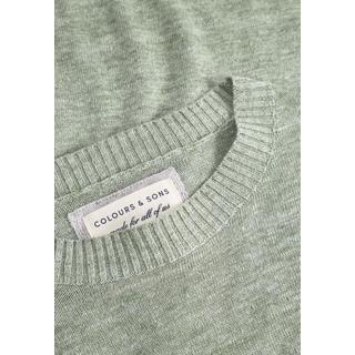 Colours & Sons Leinen Rundhals Pullover  