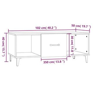 VidaXL Table basse bois d'ingénierie  